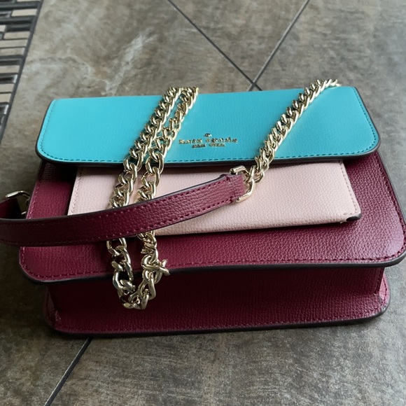 Kate Spade remi colorblock flap chain crossbody - Picture 4 of 16